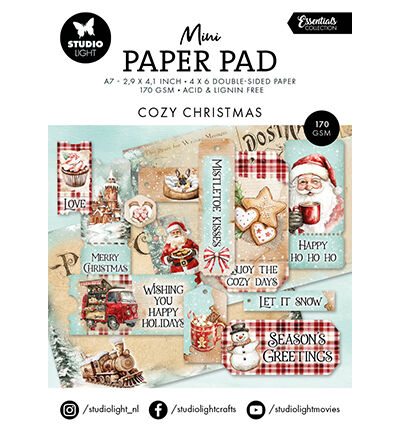 Mini Paper Pad Cozy Christmas Essentials nr.326