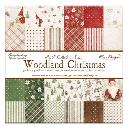 Woodland Christmas - 6x6" Paper pack